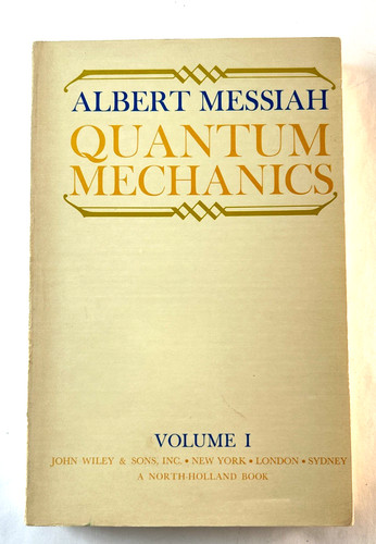Quantum mechanics vol - 1, albert